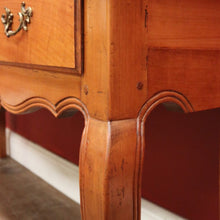 Load image into Gallery viewer, x SOLD French Elm Three-Drawer Hall Table or Console Table with Brass Handles. B12151