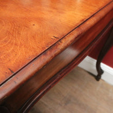 Load image into Gallery viewer, x SOLD Antique French Mahogany Two Drawer Office Desk, Student Desk or Small Dining Table. B12118