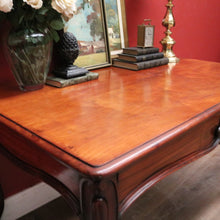 Load image into Gallery viewer, x SOLD Antique French Mahogany Two Drawer Office Desk, Student Desk or Small Dining Table. B12118