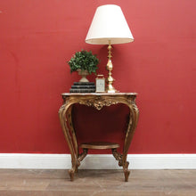 Load image into Gallery viewer, x SOLD Marble Top Gilt Timber Centre Table or Console Table or Side/Lamp Table. B12129
