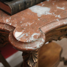 Load image into Gallery viewer, x SOLD Marble Top Gilt Timber Centre Table or Console Table or Side/Lamp Table. B12129