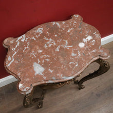 Load image into Gallery viewer, x SOLD Marble Top Gilt Timber Centre Table or Console Table or Side/Lamp Table. B12129