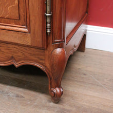 Load image into Gallery viewer, x SOLD Antique French Oak Three-door, Two-drawer Sideboard Buffet. Three Keys, Parquetry Top. B12134