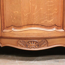 Load image into Gallery viewer, x SOLD Antique French Oak Three-door, Two-drawer Sideboard Buffet. Three Keys, Parquetry Top. B12134
