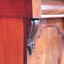 Load image into Gallery viewer, Antique English Mahogany Sideboard Flame Mahogany c1860. B12990