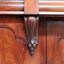 Load image into Gallery viewer, Antique English Mahogany Sideboard Flame Mahogany c1860. B12990