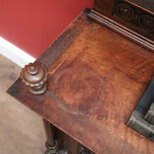 Load image into Gallery viewer, x SOLD Antique French Display Cabinet with Carved Doors, back and Finial Details. B12154