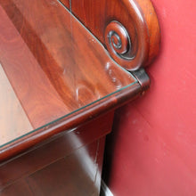 Load image into Gallery viewer, Antique English Mahogany Sideboard Flame Mahogany c1860. B12990