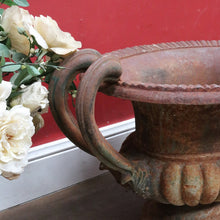 Load image into Gallery viewer, Antique French Cast Iron Medici Urn Campana Garden Planter. B12981
