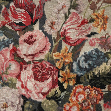 Load image into Gallery viewer, x SOLD Antique French Wall Hanging Hand-made Tapestry "Still Life" Flowers in an Urn or Vase. B12133
