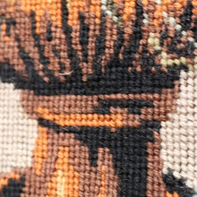 Load image into Gallery viewer, x SOLD Antique French Wall Hanging Hand-made Tapestry "Still Life" Flowers in an Urn or Vase. B12133