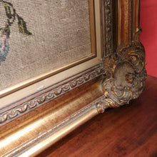 Load image into Gallery viewer, x SOLD Antique French Wall Hanging Hand-made Tapestry "Still Life" Flowers in an Urn or Vase. B12133