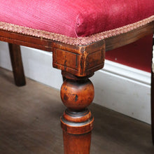 Load image into Gallery viewer, Antique English Mahogany Set of 6 Dining Kitchen Chairs c1890 B12996