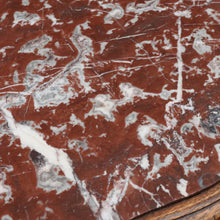 Load image into Gallery viewer, Antique French Walnut Bedside Table with Marble Top B12998