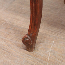 Load image into Gallery viewer, Antique French Walnut Bedside Table with Marble Top with Single Door and Drawer B12999