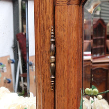 Load image into Gallery viewer, x SOLD Antique French Oak Dressing Table Tri Fold Mirror Cabriole Legs. B12723