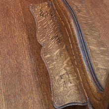 Load image into Gallery viewer, x SOLD Antique French Oak Dressing Table Tri Fold Mirror Cabriole Legs. B12723