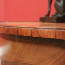 Load image into Gallery viewer, Antique Walnut, Brass and Cherrywood Side Table or Lamp Table. B12132