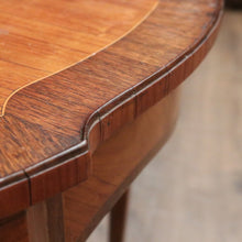 Load image into Gallery viewer, Antique Walnut, Brass and Cherrywood Side Table or Lamp Table. B12132