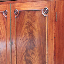 Load image into Gallery viewer, Antique English Mahogany Drop Front Bureau Desk Cupboard c1870. B12983