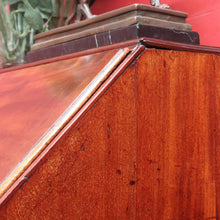 Load image into Gallery viewer, Antique English Mahogany Drop Front Bureau Desk Cupboard c1870. B12983