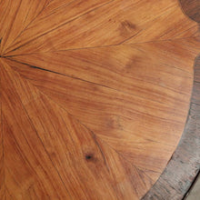 Load image into Gallery viewer, Antique Walnut, Brass and Cherrywood Side Table or Lamp Table. B12132