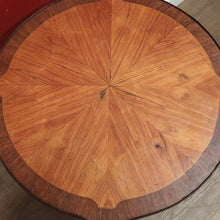 Load image into Gallery viewer, Antique Walnut, Brass and Cherrywood Side Table or Lamp Table. B12132