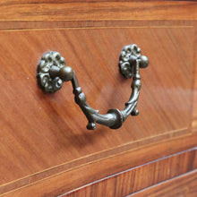 Load image into Gallery viewer, Vintage Cylinder Top Ladies Desk Kingwood Satinwood Inlay c1940. B12782