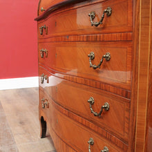 Load image into Gallery viewer, Vintage Cylinder Top Ladies Desk Kingwood Satinwood Inlay c1940. B12782