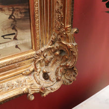 Load image into Gallery viewer, x SOLD Antique Dutch Framed Oil on Canvas, Country Farmhouse Village Scene. B11674