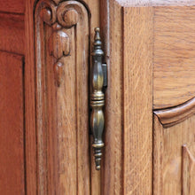 Load image into Gallery viewer, A Pair of Vintage French Oak Single Door Bedside Lamp Table Cabinets B12831