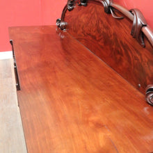 Load image into Gallery viewer, X Sold Antique Australian Twin Pedestal Sideboard – Cedar & Mahogany with Cellarette Drawer. B12578