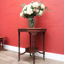 Load image into Gallery viewer, x SOLD Antique English Walnut Octagonal-shaped Lamp Side or centre Table. B12588