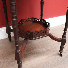 Load image into Gallery viewer, x SOLD Antique English Walnut Octagonal-shaped Lamp Side or centre Table. B12588