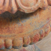 Load image into Gallery viewer, Antique Cast Iron Medici-style Campana shaped Garden Urn Pot Planter B13001