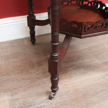 Load image into Gallery viewer, x SOLD Antique English Walnut Octagonal-shaped Lamp Side or centre Table. B12588