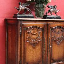 Load image into Gallery viewer, Antique French Country 2 Door Narrow Hall TV / Shoe Storage Cabinet B12776