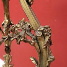 Load image into Gallery viewer, Antique French Brass Standard Lamp or Floor Standing Lamp with A Shade, Marble Base. B12140