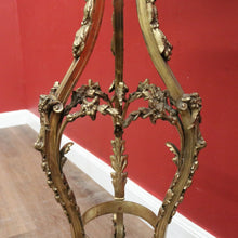Load image into Gallery viewer, Antique French Brass Standard Lamp or Floor Standing Lamp with A Shade, Marble Base. B12140