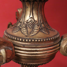 Load image into Gallery viewer, Antique French Brass Standard Lamp or Floor Standing Lamp with A Shade, Marble Base. B12140