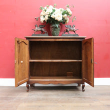 Load image into Gallery viewer, Antique French Country 2 Door Narrow Hall TV / Shoe Storage Cabinet B12776