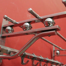 Load image into Gallery viewer, x SOLD Antique Art Deco Wall Hanging Coat Rack for Hats, Scarves, Coats. B11710