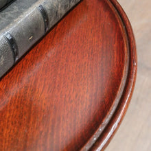 Load image into Gallery viewer, Antique Australian Cedar Single Pedestal Tri Leg Circular Top Wine Table B12921