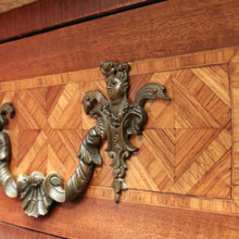 Load image into Gallery viewer, x SOLD Antique Chest of Drawers, French, Walnut, Gilt Brass, Marble Top, 3 Drawers, Key. B12100