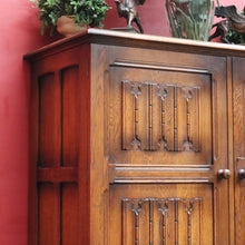 Load image into Gallery viewer, Vintage Oak 2 Door 10 Drawer Cutlery Cabinet Storage Cabinet - Shepherd and Baker Pty Ltd Johannesburg c1940 B13009