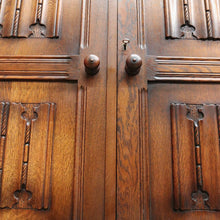 Load image into Gallery viewer, Vintage Oak 2 Door 10 Drawer Cutlery Cabinet Storage Cabinet - Shepherd and Baker Pty Ltd Johannesburg c1940 B13009