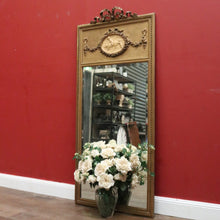 Load image into Gallery viewer, Antique French Mirror. Wall Hanging Mirror. Young Children and a Dog In Plaster Relief. B12152