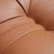 Load image into Gallery viewer, Westnofa Mid-Century Tan Leather Recliner with Footstool Norway. B12587