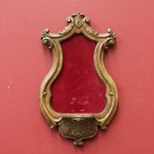 Load image into Gallery viewer, x SOLD Vintage French Religious Statue Holder with Felt Back – Church Figure Display Stand. B12101