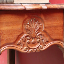 Load image into Gallery viewer, Vintage French Walnut Single Drawer Side Hall or Lamp Table B12754
